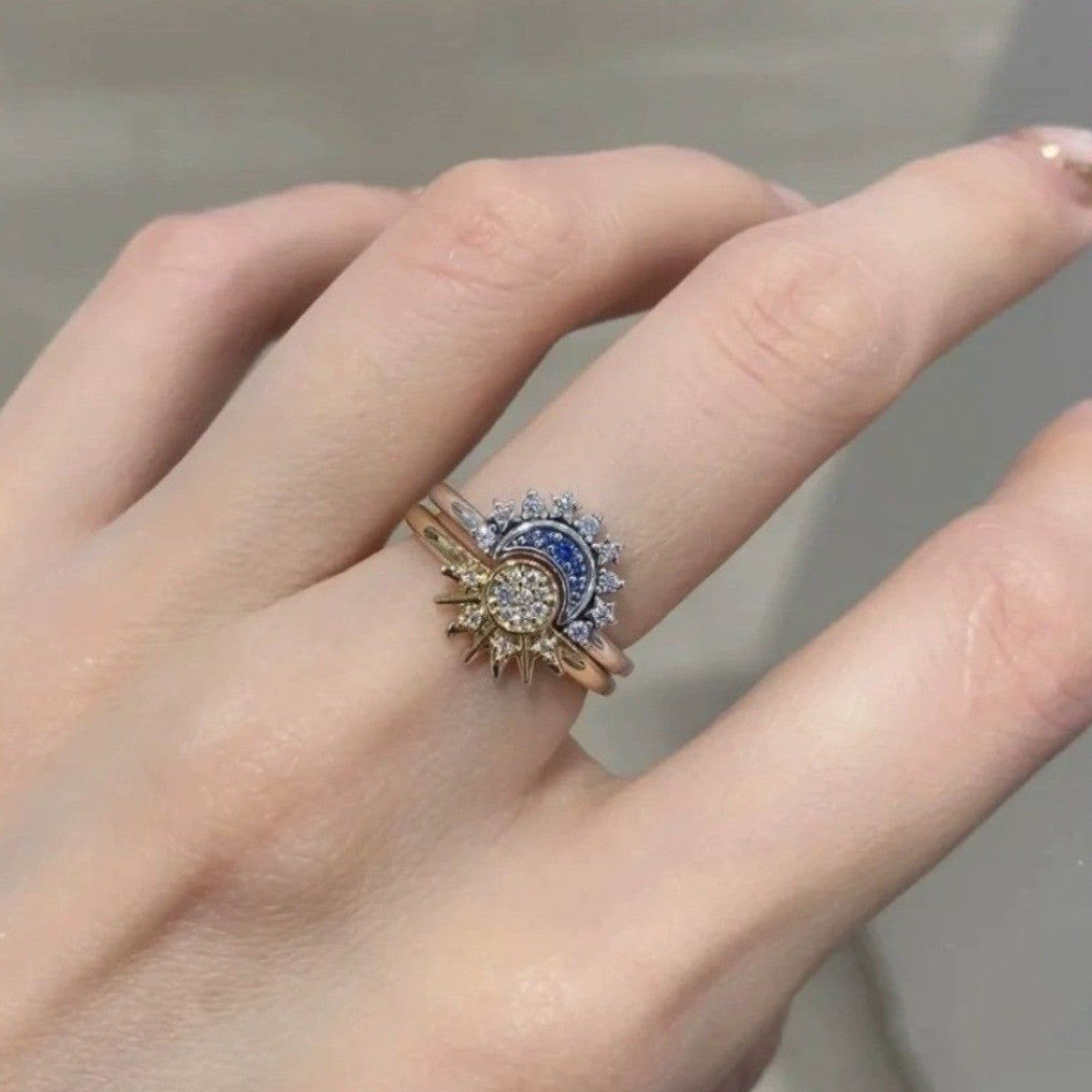 Moon And Sun Ring