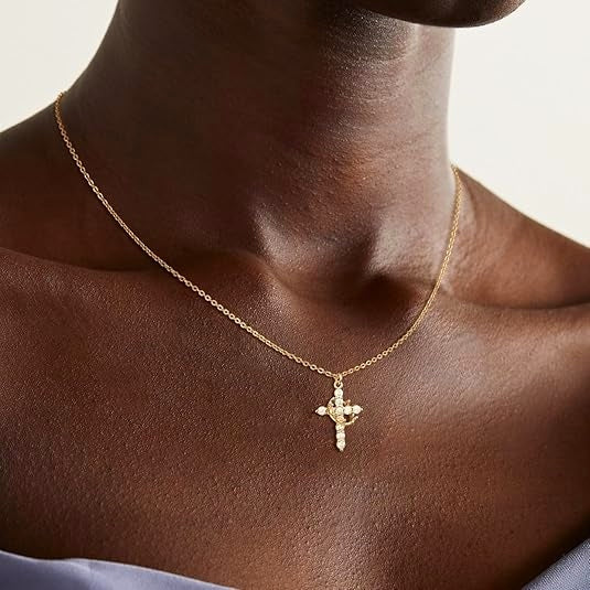 Cross Crown Necklace