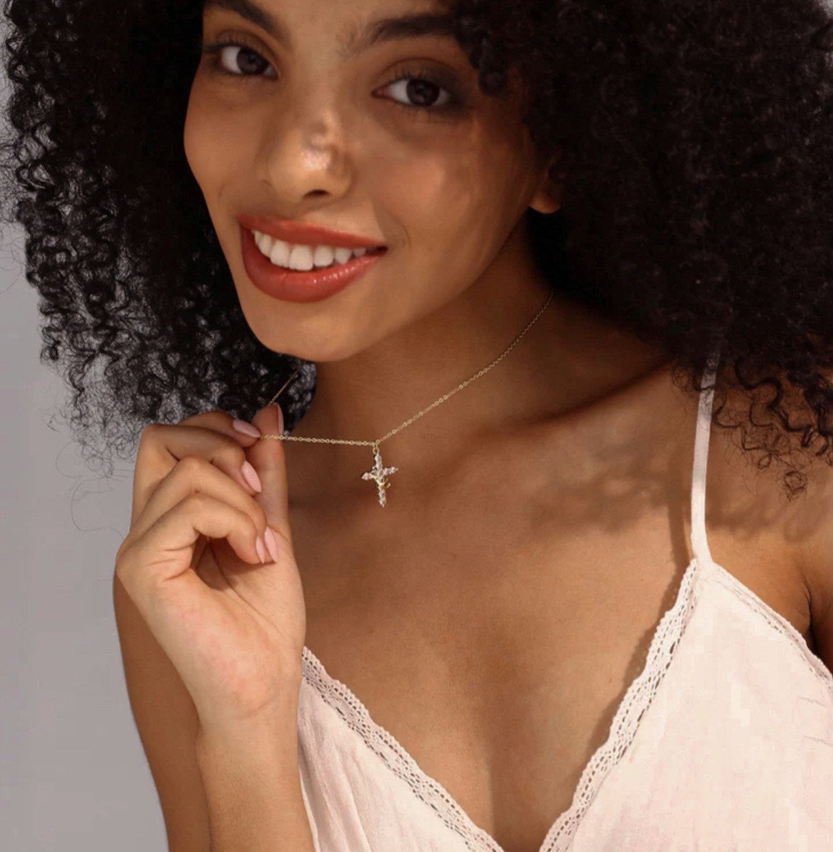 Cross Crown Necklace